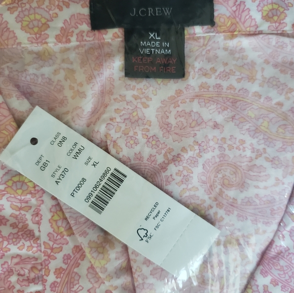 J. Crew | Cotton Poplin Pajama Shorts Set - Picture 9 of 14